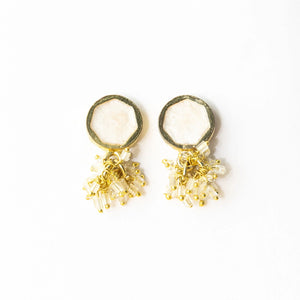 Ink & Alloy Abbey Kimberly Enamel Leaf Earring