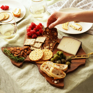 Acacia Wood Texas Cheeseboard
