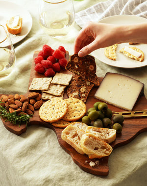 Acacia Wood Texas Cheeseboard