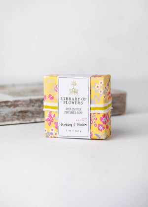 Library of Flowers Shea Square Soap