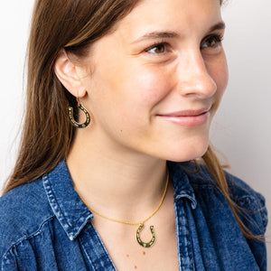Ink & Alloy Madison Horseshoe Earrings