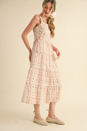 Maddie Ditsy Floral Midi Dress