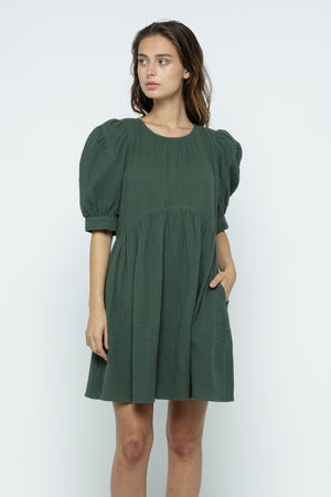 Peyton Puff Flare Dress