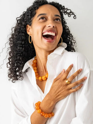 Ink & Alloy Michele Rope Hoop Earrings