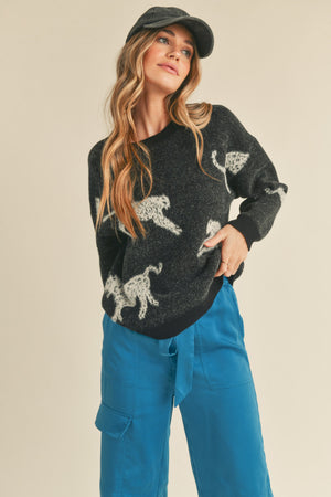 Wren Leopard Sweater