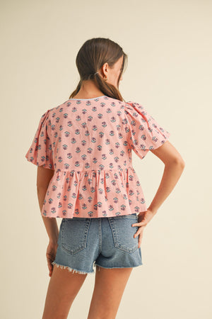 Tilly Tie Front Top