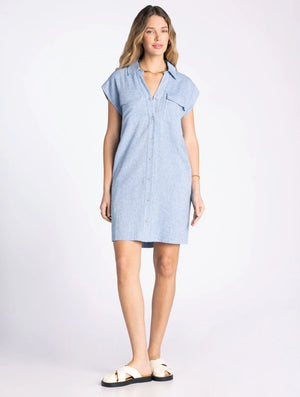 Nori Heather Blue Dress