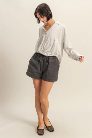 Clara Cotton Woven Shorts