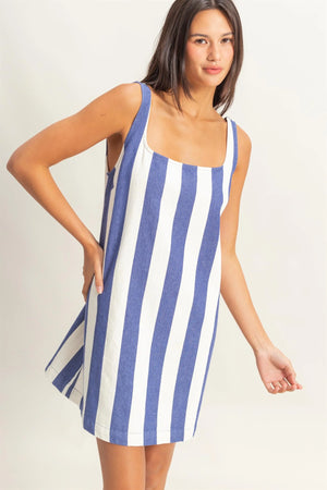 Hamptons Stripe Mini Dress
