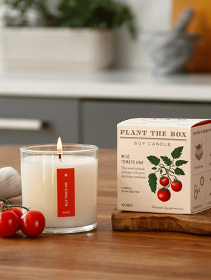 Plant the Box Wild Tomato Vine Boxed Candle