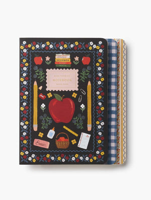 Rifle Paper Co. Assorted S/3 Schoolhouse Notebooks