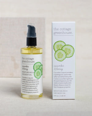 Cottage Greenhouse Cucumber & Honey Dry Body Oil
