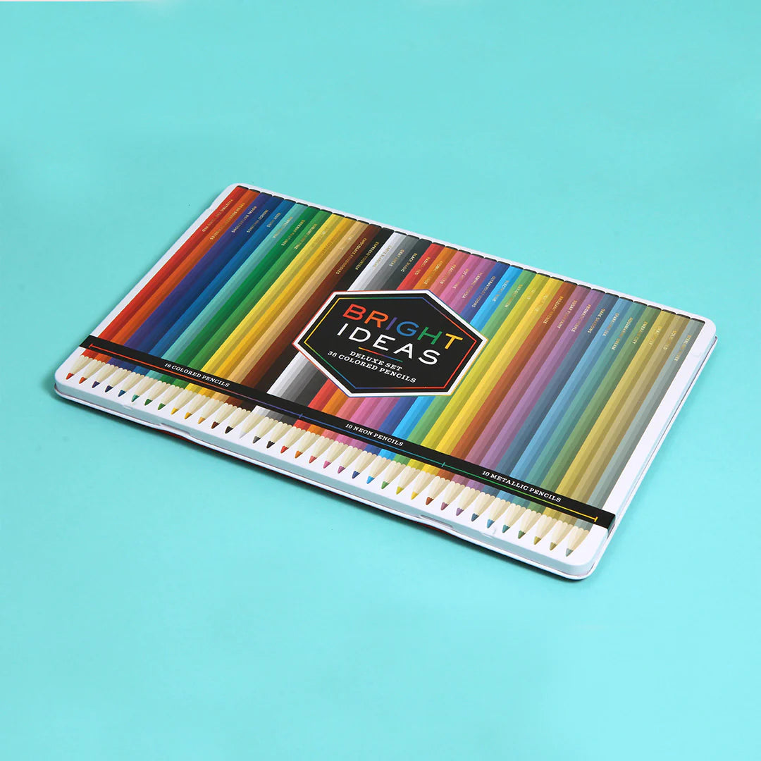 Bright Ideas Deluxe Colored Pencils Set