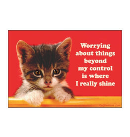 Worrying About Things Magnet