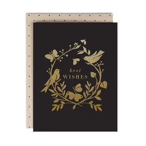Best Wishes Foil Card