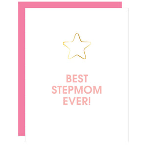 Best Step Mom Paper Clip Card