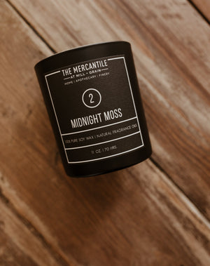 Mercantile Midnight Moss Candle