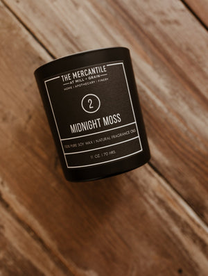 Mercantile Midnight Moss Candle