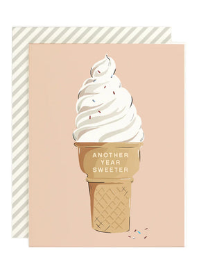 Another Year Sweeter Birthday Card
