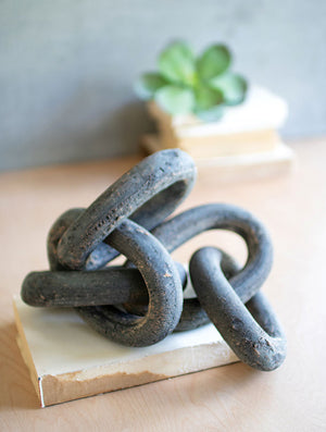 Heavy Clay Chain Link Decor