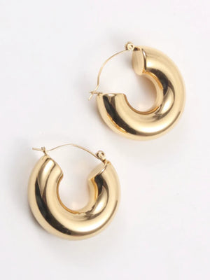 Girl Boss Gold Hoop Earring