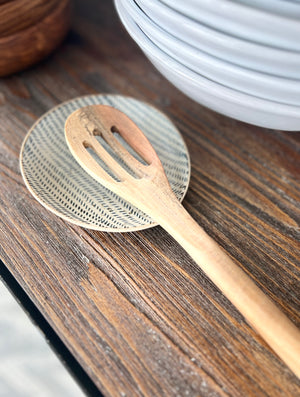 Heirloom Stoneware Spoon Rest
