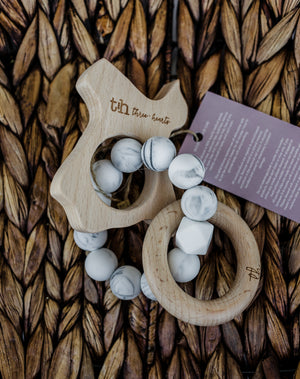 Texas Teething Rattle