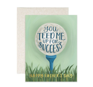Tee'd Up Golf Card