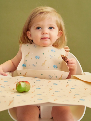 Safari Cream Silicone Placemat