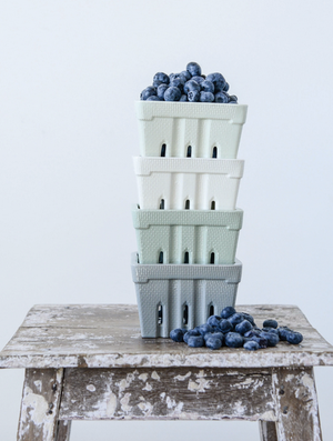Stoneware Berry Basket