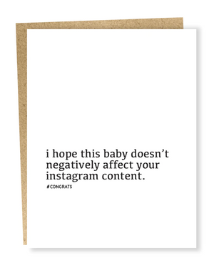 #Congrats Baby Card