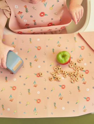 Wildflower Ripe Peach Silicone Placemat