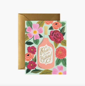 Rosé It's Your Birthday Card