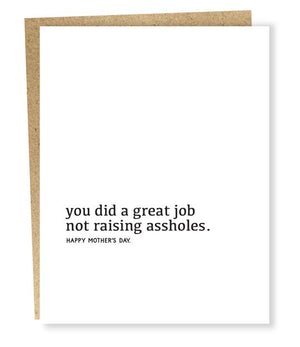You Did A Great Job Card | Mother's Day