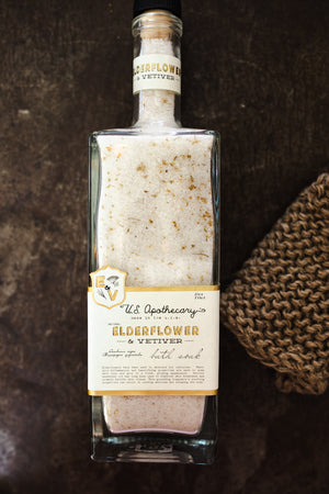 US Apothecary Elderflower + Vetiver Bath Soak