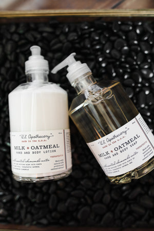 US Apothecary Milk + Oatmeal Body Lotion