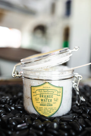 US Apothecary Orange Water Sugar Scrub