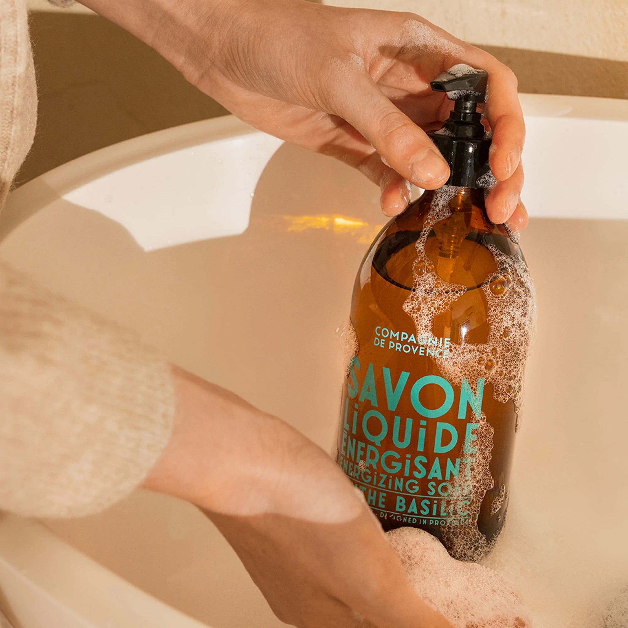 compagnie de provence Mint Basil liquid soap